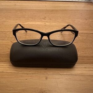 Anne Klein black framed glasses